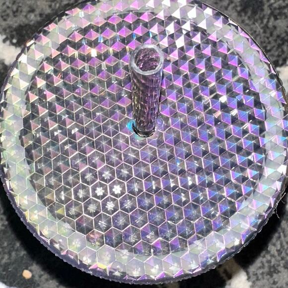 Starbucks '23 Fall Oil Slick Rainbow Black Bling Studded Cold Cup Tumbler 24 New - Picture 4 of 6